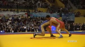 ЧР-2015. Вольная борьба. 86 кг. Абдулрашид Садулаев - Шамиль Кудиямагомедов. Финал