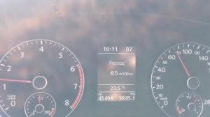 Расход топлива.VW Jetta 1.4 tsi 150 л.с. экономный режим.