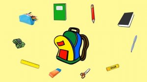 Учим слова про школьные принадлежности. School. My bag. Школа. Мой портфель. // #УчуАнглийский