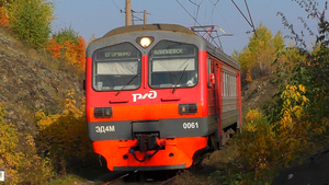 "Бывшая Курганская". ЭД4М-0061 сообщением Алапаевск - Егоршино