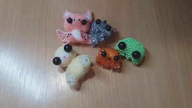 Обзор на все большие амигуруми из бисера.