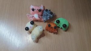 Обзор на все большие амигуруми из бисера.