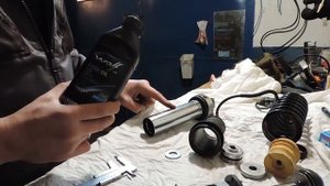 Ремонт заднего амортизатора SHOWA BMW R1100GS