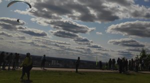Работа парапланеристов в г. Н.Новгород по плану полетов в воздушном пространстве класса C