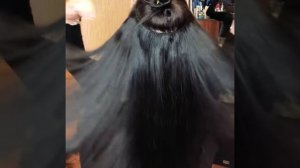 Голливудское наращивание волос. Наращивание на косичку