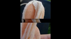 Как сделать волосы из пряжи кукле из фетра