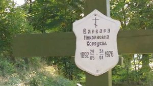 Михново. Обзор могил за часовней-церковью.