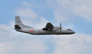 Тот самый борт, который разбился в Сирии Ан-26 RF-92955 №52 (красный)