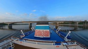 Круиз Пермь-Москва. Теплоход Владимир Маяковский. Выход из Перми