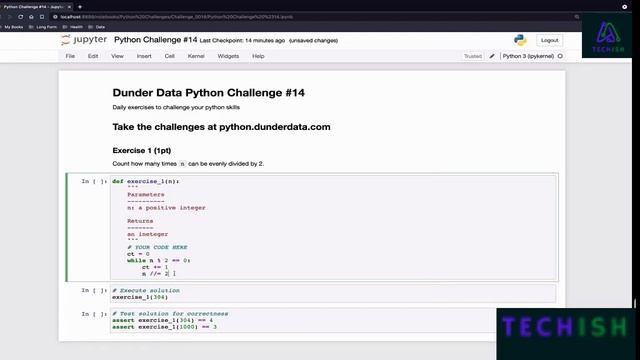 Python exercises for beginners part #003 | Python Exercises | TECHISH