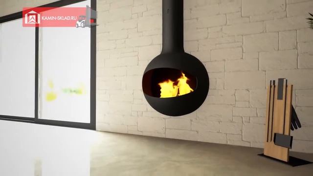 Подвесной камин Emifocus смотреть онлайн