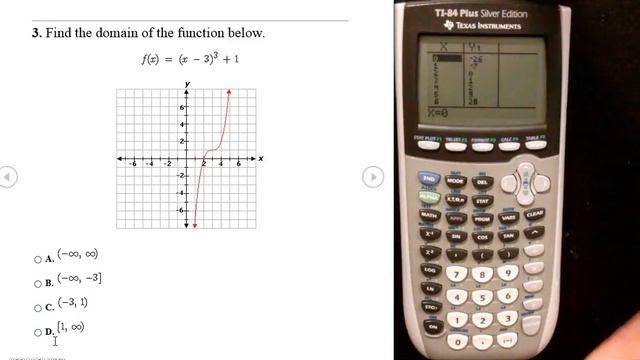 Algebra 2 : TI 84 Plus Graphing Calculator Help : Domain & Range смотреть онлайн
