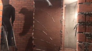 Демонтаж кирпичной кладки. Граф Орлов