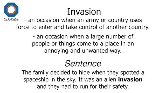 Invasion Meaning | VocabAct | NutSpace смотреть онлайн