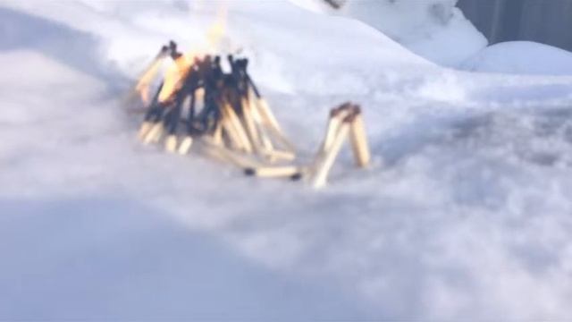 МИНИ костер из спичек))) смотреть онлайн