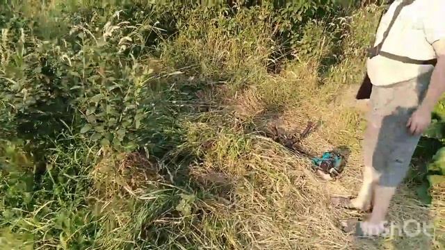 Глухих 61. Поломка, ремонт косилки.скос травы. смотреть онлайн