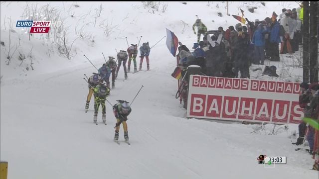 БИАТЛОН. КМ 2011-12. Оберхоф (Германия). Женщины. Масс-старт 12,5 км. (Eurosport). 08.01.2012.1080i смотреть онлайн