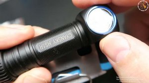 CYANSKY HS5R - Универсальный налобный фонарь с USB-C и красным светом - ночной тест