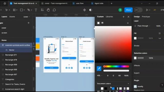 Design modern To do list app UI design Figma 2023 | Free Template