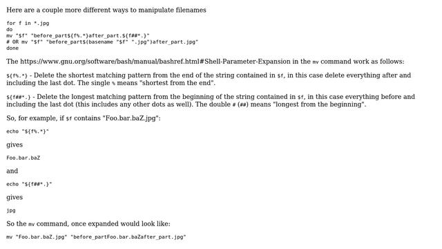 Linux: rename file but keep extension? (8 Solutions!!) смотреть онлайн