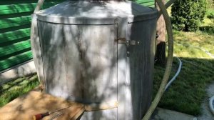 Чистка водоёма фекальным насосом