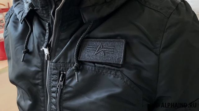 Демисезонная куртка Alpha Industries МА-1 Hooded Rib Black | Обзор лучшей куртки на осень