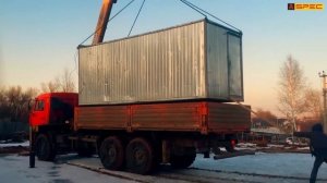 Манипулятор - перевозка деревянных и металлических блок-контейнеров, гаражей и других объектов