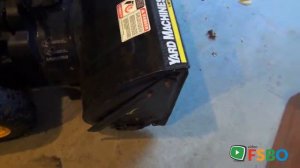 Close Up - 10hp MTD Yard Man Showthrower with electric start