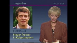 Tagesschau am 19. Juli 1996: Otto Rehhagel neuer Trainer in Kaiserslautern