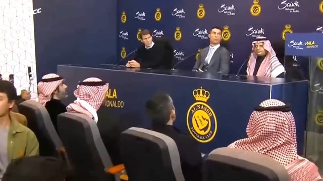 Первая пресс-конференция РОНАЛДУ в Аль-Насре смотреть онлайн