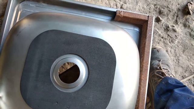 Провел воду в мастерскую, делаю тумбу под мойку. смотреть онлайн