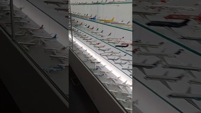 models aeroplane on airport Vienna-Schwechat