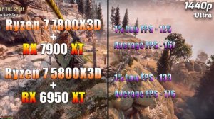 Ryzen 7 7800X3D + RX 7900 XT vs Ryzen 7 5800X3D + RX 6950 XT | PC Gaming Tested