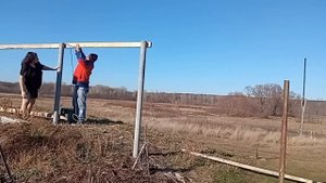 Привезли доски на забор. Сшиваем спанграм для роз /Хуторок у Реки /Life in the village