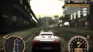 Lamborghini Gallardo Speedtrap race in NFS Most Wanted 2005