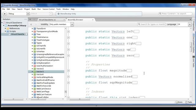 How to code Point class | Point Struct | Circle class | Circle Struct in C# - Unity C# Scripting 73