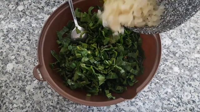 Гёзлеме со шпинатом. (gözleme) лепешки со шпинатом!!