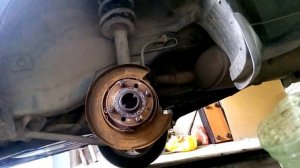 Проверка троса ручника на Шевролет Лачети Часть-2