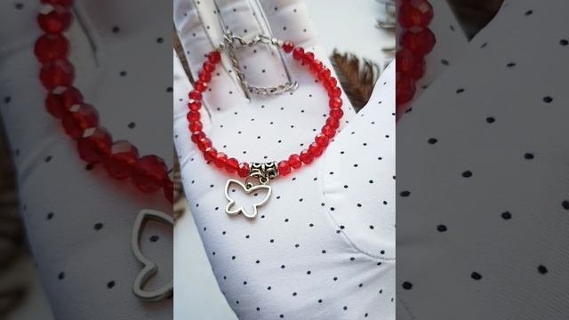 Браслет с кристаллами хрусталя