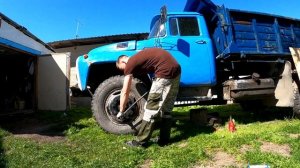 Сломал рессору на ЗИЛ-130 ММЗ-554 Д-245 Турбодизель. Ремонт своими руками!