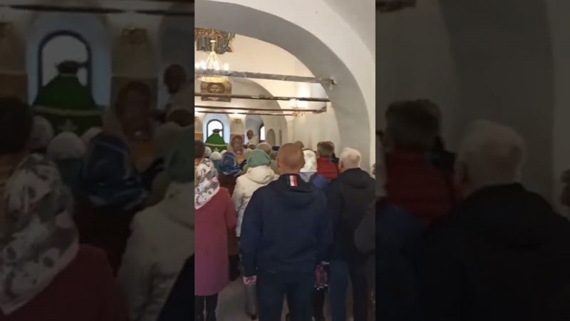 Молебен в храме Зачатия Иоанна Предтечи в Новых Котлицах в престольный праздник