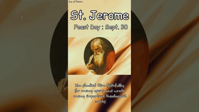 ST. JEROME Novena Prayer Day 9 || Patron Saint of Translators, Librarians and Archeologists