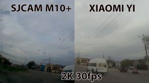 SJCAM M10+ vs XIAOMI YI Video Comparison Day & Night [2K / 1080p60 / 720p120]