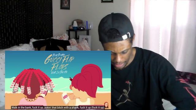 BHAD BHABIE feat Lil Yachty "Gucci Flip Flops" Official Audio REACTION! смотреть онлайн