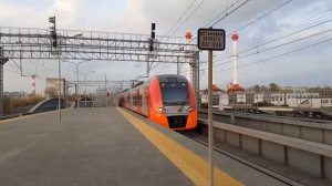 Москва 3196 станция МЦК Нижегородская, пересадка с Горьковского направления через ТПУ осень день