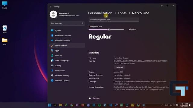How to install Fonts in windows 11 смотреть онлайн