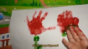 Рисуем пальчиковыми красками. 3 идеи для маленьких художников.