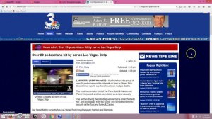 Vegas Strip Horror ~ Driver Hits 30+ People With Car - 12/20/15