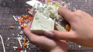 Резка Сухого Мыла, Расслабляющие АСМР Звуки для Снятия Стресса.