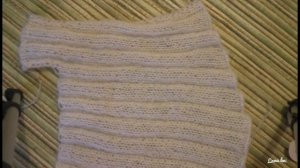 Мастер-класс по вязанию болеро спицами из мохера, часть 3